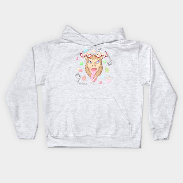 Krampus (pastel) Kids Hoodie by Luna-Cooper